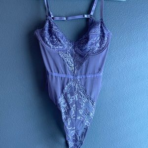 Lavender lace bodysuit